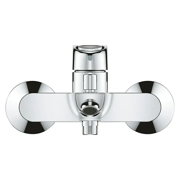 Grohe Start Loop Badewannenarmatur - Chrom, Glänzend, Durchmesser Kartusche: 35 mm - Vorderansicht
