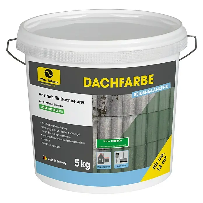 Dachfarbe - Grün, 5 kg - Vorderansicht