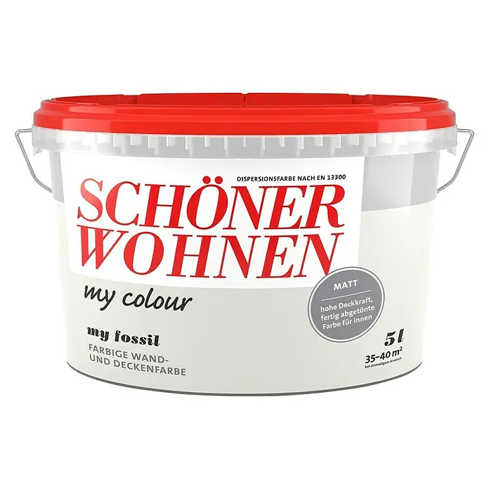 SCHÖNER WOHNEN-Farbe my colour Wandfarbe my colour - Fossil, Matt, 5 l - Vorderansicht