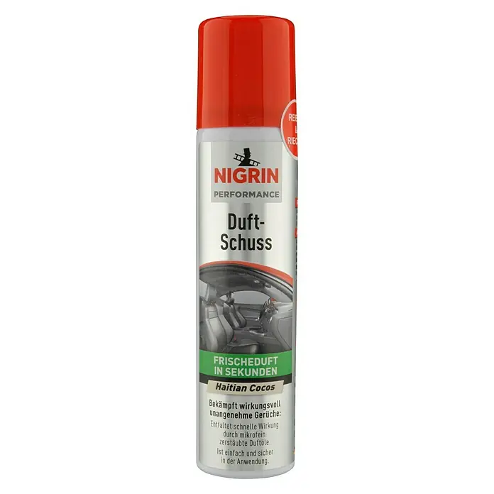 Nigrin Lufterfrischer Duftschuss - 75 ml, Haitian Cocos - Vorderansicht