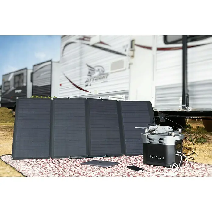 EcoFlow Solarni modul - 160 W, D x Š x V: 157 x 68 x 2,4 cm - Živopisni prikaz