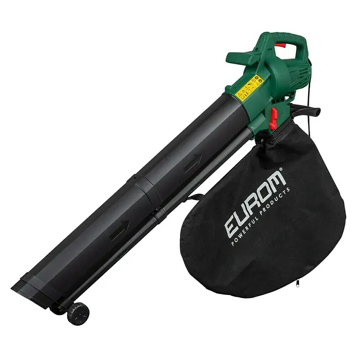 Eurom Elektrische Bladblazer Gardencleaner 3001 - 3.000 W, Blaassnelheid: 270 km/u - Diagonaal zicht