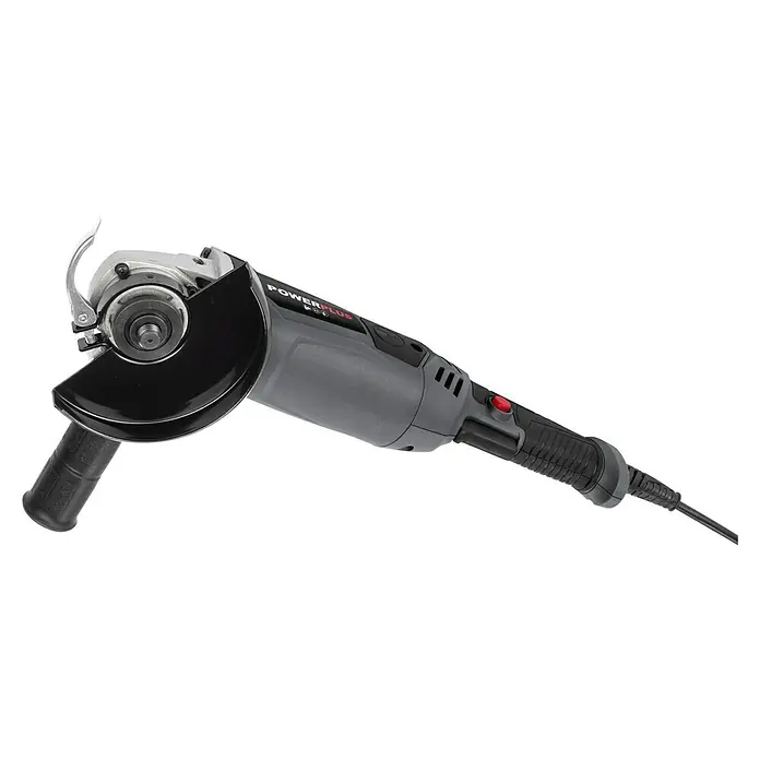 PowerPlus Haakse slijper POWE20025 - 1.200 W, Schijfdiameter: 125 mm, Onbelast toerental: 3.000 tpm - 12.000 tpm - Diagonaal zicht
