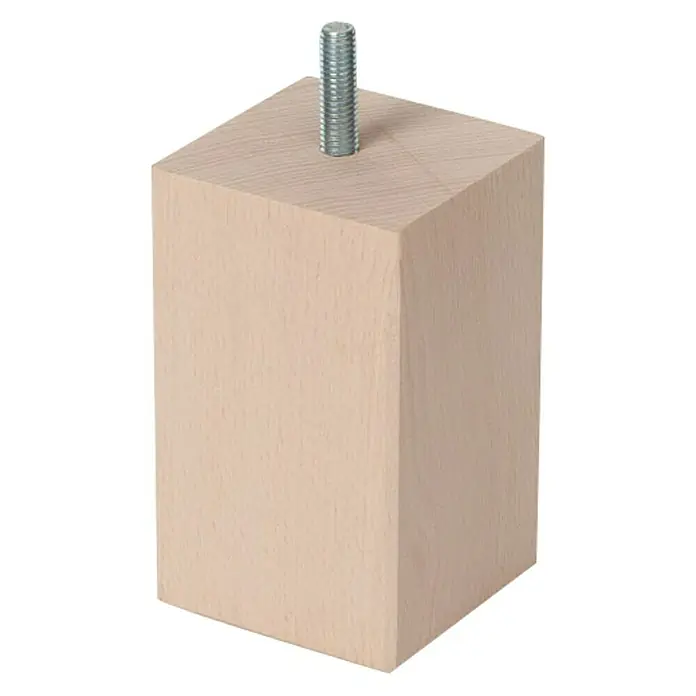 Postolje za namještaj - 60 x 60 x 100 mm, Drvo, Nosivost: 150 kg - Pogled sprijeda