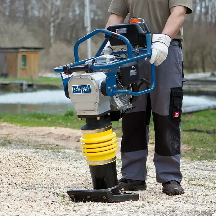 Scheppach Vibrationsstampfer VS1000 - 4 kW - Anwendungsbeispiel