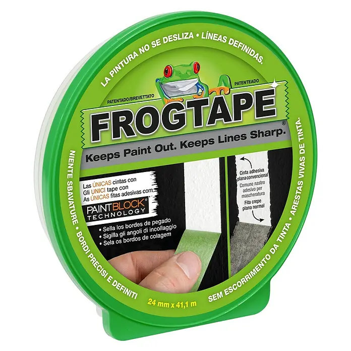 Frogtape Cinta de pintor - 41 m x 2,4 cm - Vista angular