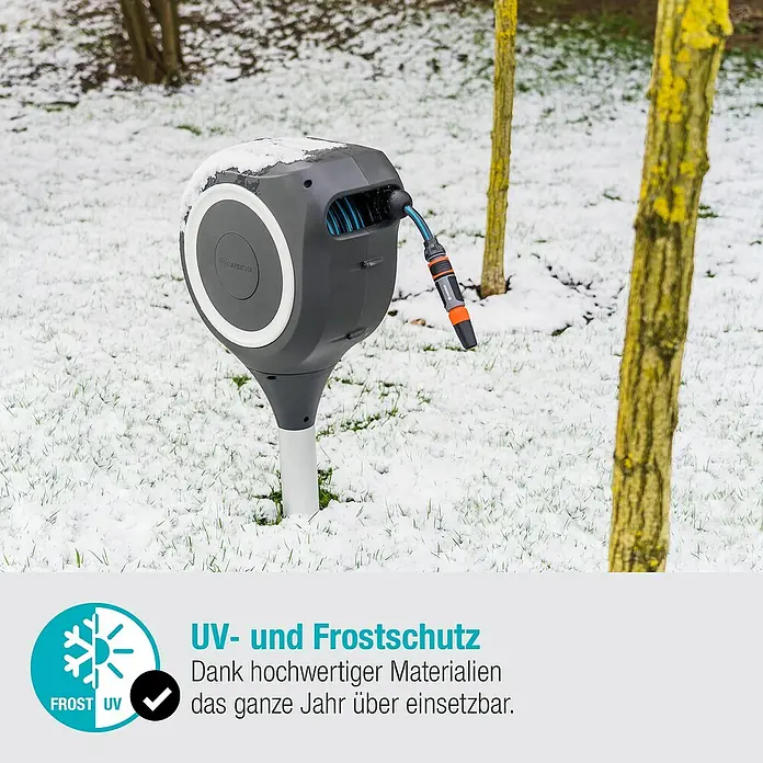 Gardena Schlauchbox RollUp S - Schlauchlänge: 15 m - Informationsansicht