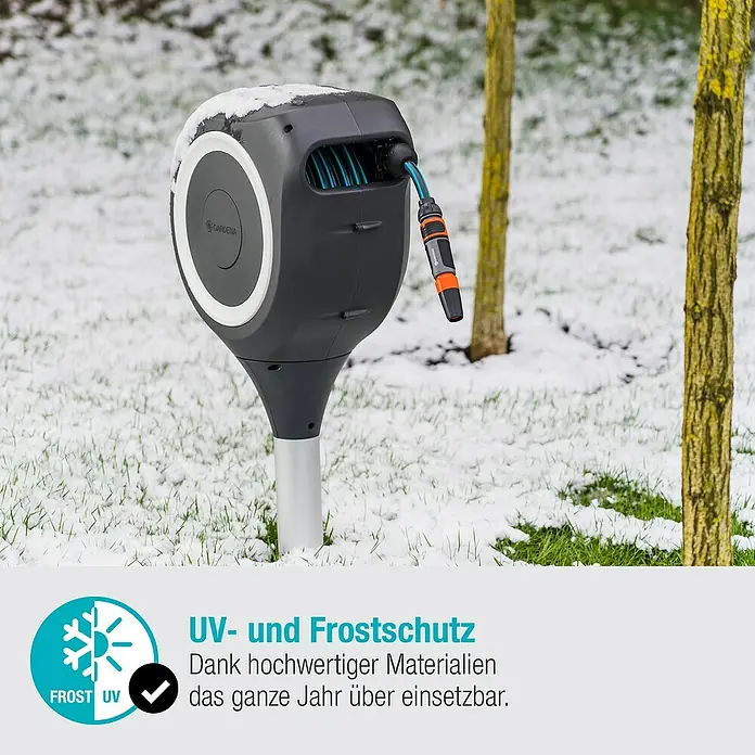 Gardena Schlauchbox RollUp M - Schlauchlänge: 20 m - Informationsansicht