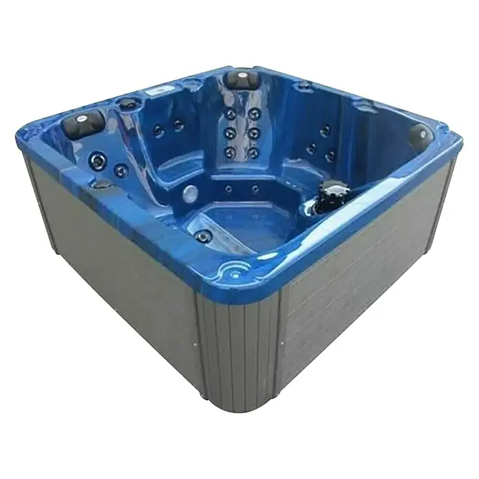 Sanotechnik Hidromasažni bazen Palma - 190 x 190 x 86 cm, 1.000 l, Prikladno za: 5 osoba - Dijagonalni pogled