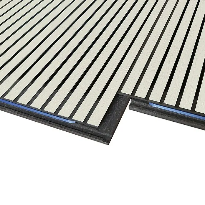 Avanti Acoustic Wandpaneel - 1,39 m x 20,1 cm, Clair White, HDF - Close-up