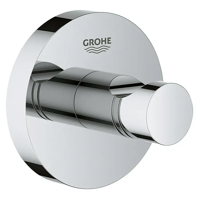 Grohe Essentials Bademantelhaken - Chrom, Glänzend - Vorderansicht