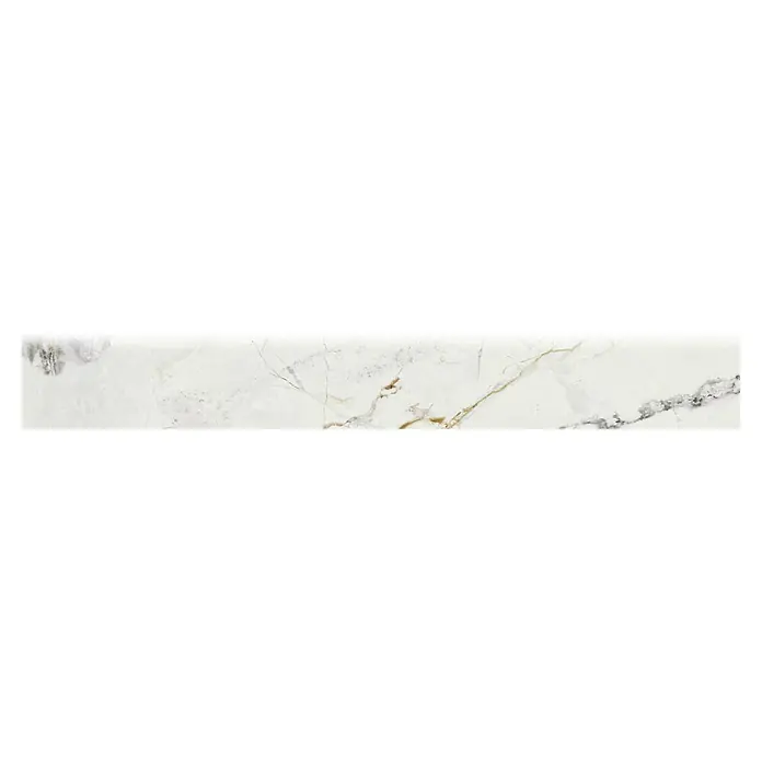Rubna pločica Allure - 60 x 8 cm, Bež boje - Pogled s gornje strane