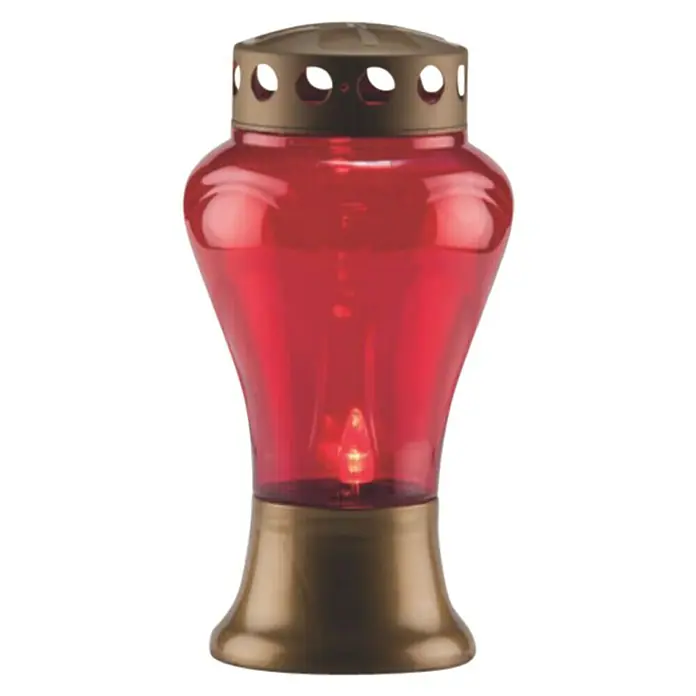 Lampion Vestina VP001S1 - Ø x V: 110 x 210 mm, Crvene boje - Pogled sprijeda
