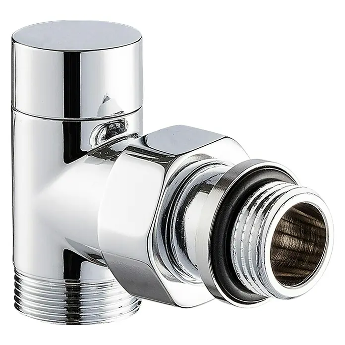 Rointe Detentor para radiador Tifana - ½″, Cromo - Vista angular
