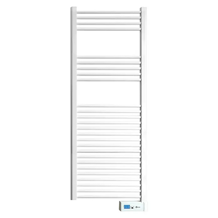 Rointe Radiador toallero eléctrico Giza LCD - 50 x 128 cm, 500 W, Blanco - Vista frontal