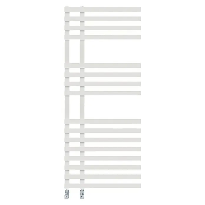 Rointe Radiador toallero Venezia Aqua - An x Al: 50 x 120 cm, 457 W, Blanco - Vista frontal