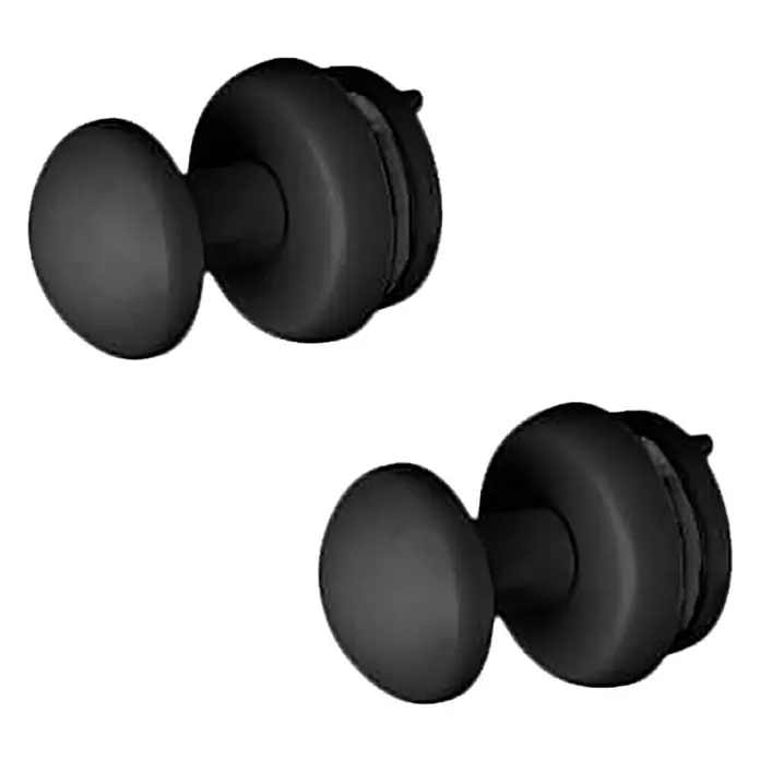 Rointe Soporte toallero para radiador - Negro, 2 ud., Apto para: Radiador toallero - Vista angular