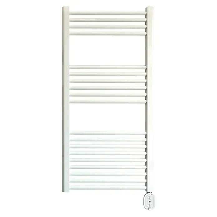 Rointe Radiador toallero eléctrico Elba Oval - An x Al: 50 x 121,5 cm, 500 W, Blanco - Vista frontal