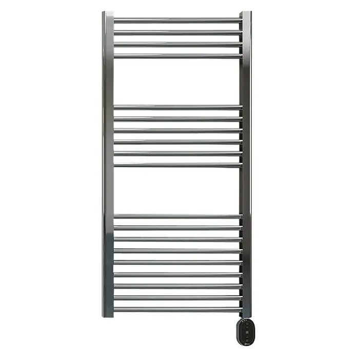 Rointe Radiador toallero eléctrico Elba Oval - An x Al: 50 x 121,5 cm, 500 W, Cromo - Vista frontal