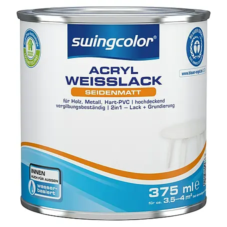 swingcolor  Weißlack Acryl