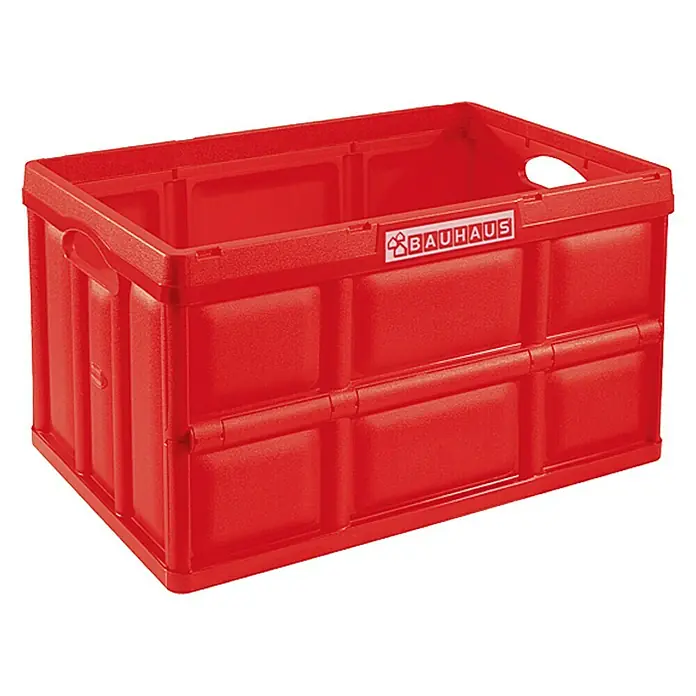 BAUHAUS Klappbox - L x B x H: 53 x 36 x 29,5 cm, 46 l, Rot