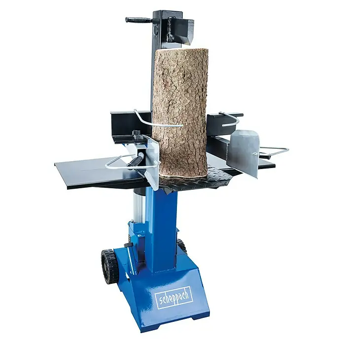 Scheppach Holzspalter HL810 - 8 t, Max. Spaltgutlänge: 55 cm - Diagonale Ansicht