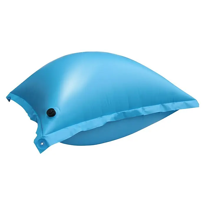 KWAD Poolzubehör Winterkissen - L x B: 114 x 114 cm, PVC, Blau - Diagonale Ansicht