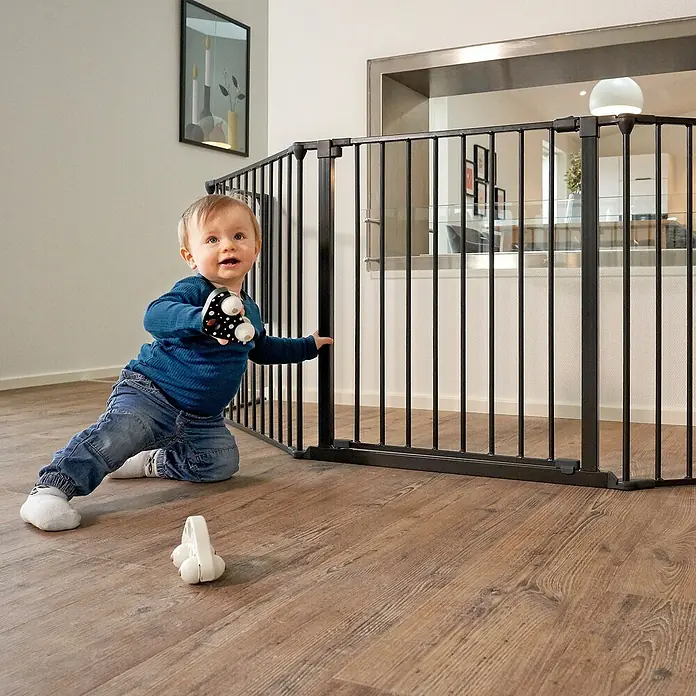 Star Stairs Sigurnosna ograda Ben - D x V: 278 x 71 cm, Prikladno za: Djeca do 24 mjeseca - Proizvod u upotrebi