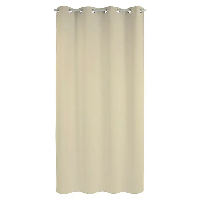 Cortina Térmica Finland - An x Al: 140 x 240 cm, 100% poliéster, Crema - Vista frontal