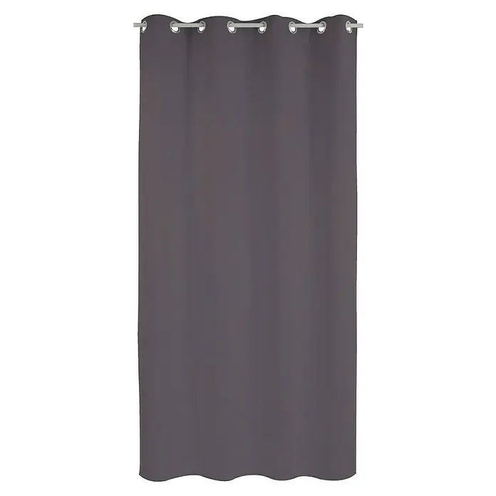 Cortina Térmica Finland - An x Al: 140 x 240 cm, 100% poliéster, Antracita - Vista frontal