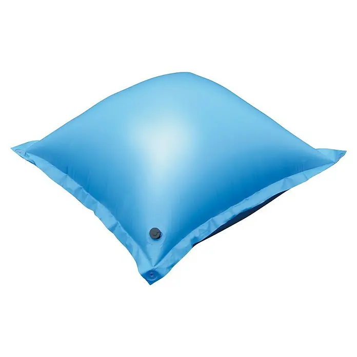 KWAD Poolzubehör Winterkissen - L x B: 114 x 114 cm, PVC, Blau - Diagonale Ansicht