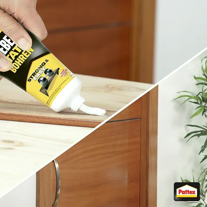 Pattex Montagekleber Kleben statt Bohren - 250 g - Anwendungsbeispiel