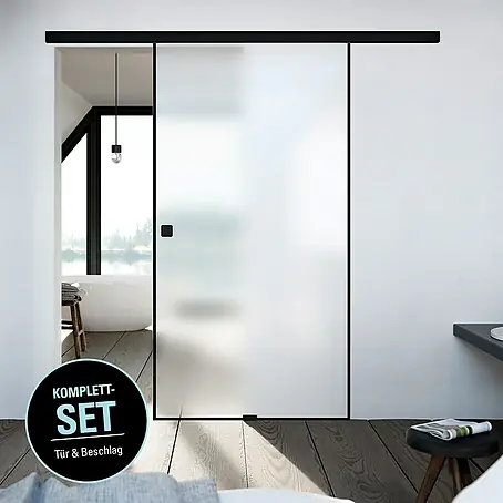 Diamond Doors Black Edition Schiebetür-Komplettset Edge