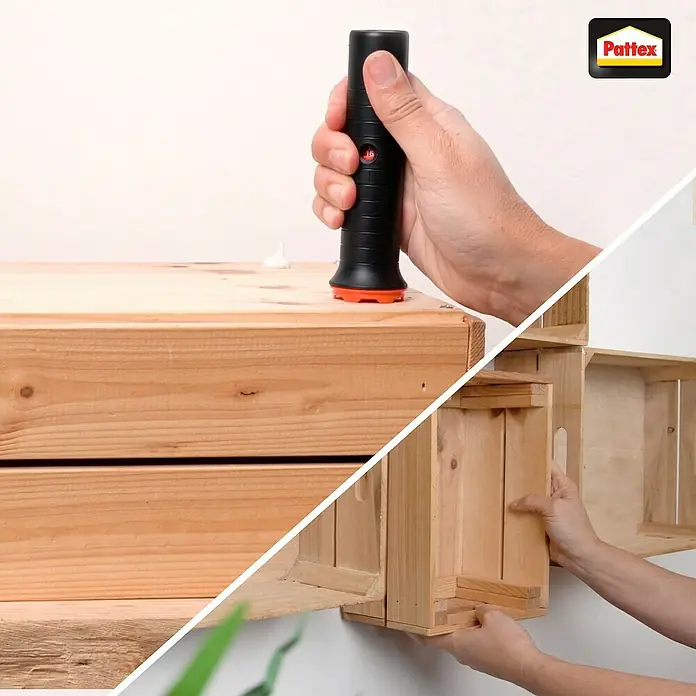 Pattex Montagekleber Kleben statt Bohren Click + Fix -  - Anwendungsbeispiel