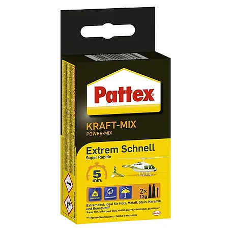 Pattex Kraft-Mix 2-Komponenten-Kleber Extrem Schnell