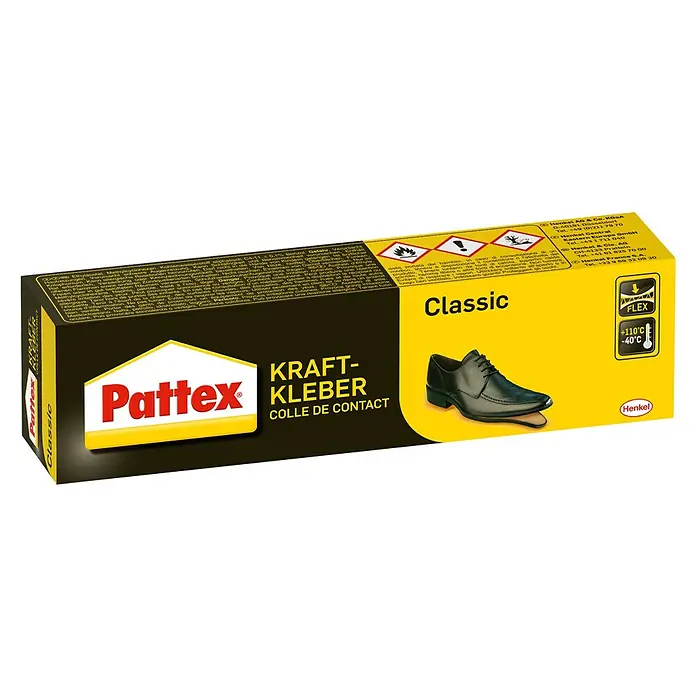 Pattex Kontakt Kraftkleber Classic - 50 g, Tube - Diagonale Ansicht