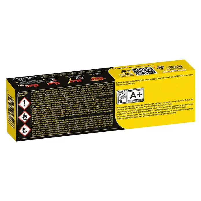 Pattex Kraftkleber Compact - 125 g, Tube, Gelartig - Diagonale Ansicht