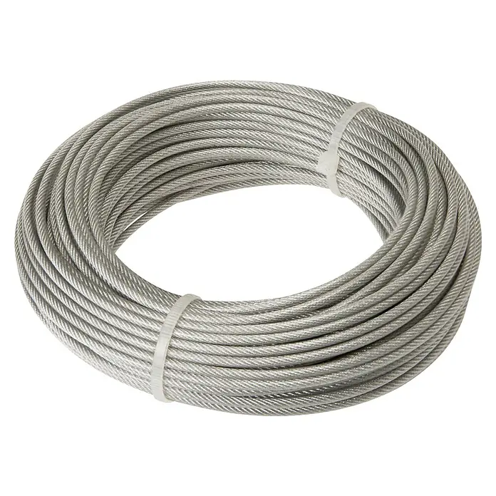 Stabilit Cable metálico - Ø x L: 3 mm x 30 m, Carga soportada: 45 kg, Acero - Vista angular