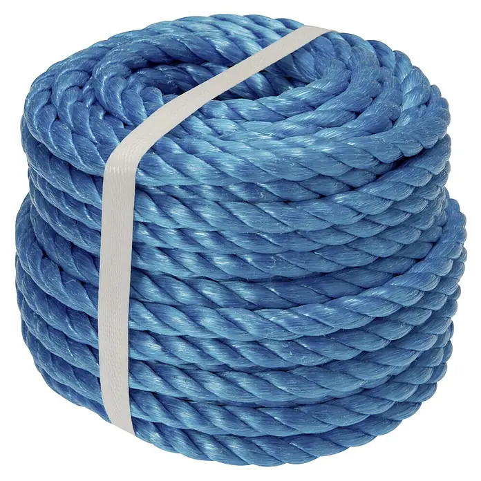 Stabilit Cordel de polipropileno - Ø x L: 12 mm x 20 m, Azul - Vista angular