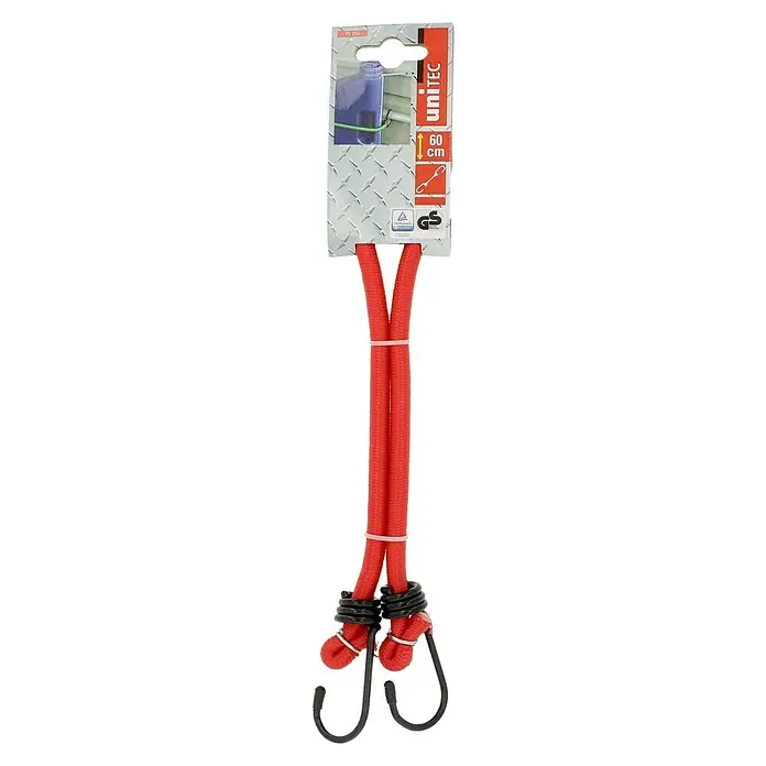 UniTEC Gepäckspanner - Länge: 60 cm, 2 Haken - Vorderansicht