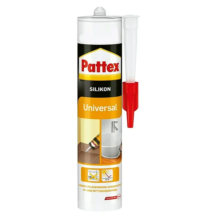 Pattex Silikon Universal - Weiß, 300 ml