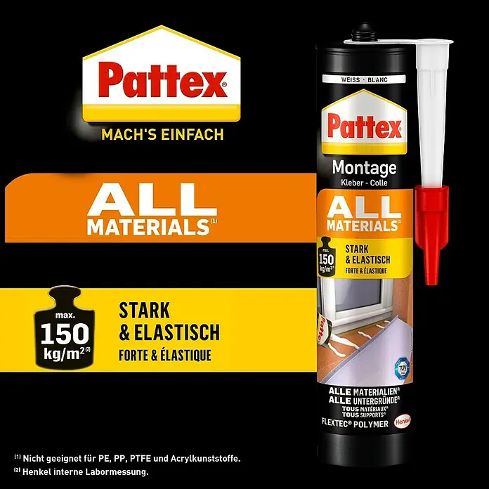 Pattex Montagekleber All Materials -  - Informationsansicht