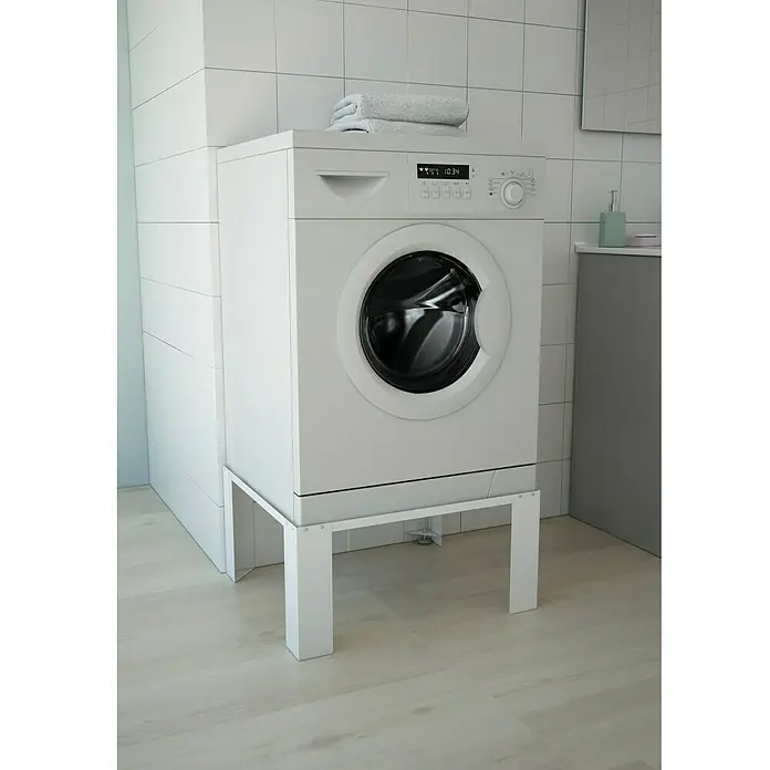 Respekta Waschmaschinenerhöhung - 53 x 62 x 30 cm, Traglast: 150 kg, Weiß - Stimmungsaufnahme