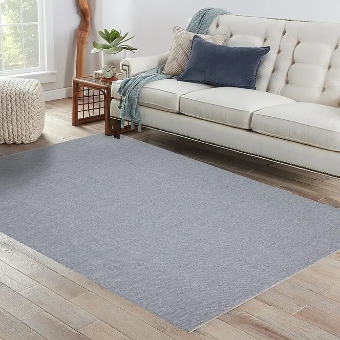 Alfombra de pelo corto Stelvio reversible - Gris/Antracita, 170 x 120 cm - Foto ambiente