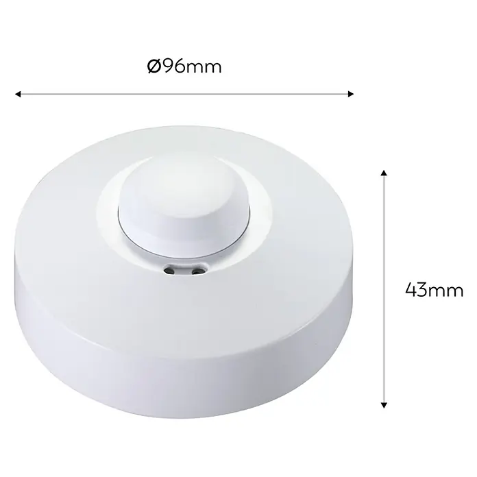 Garza Detector de movimiento del sistema de alarma de techo - Específico para: Techos, Alcance: 8 m - Dibujo técnico