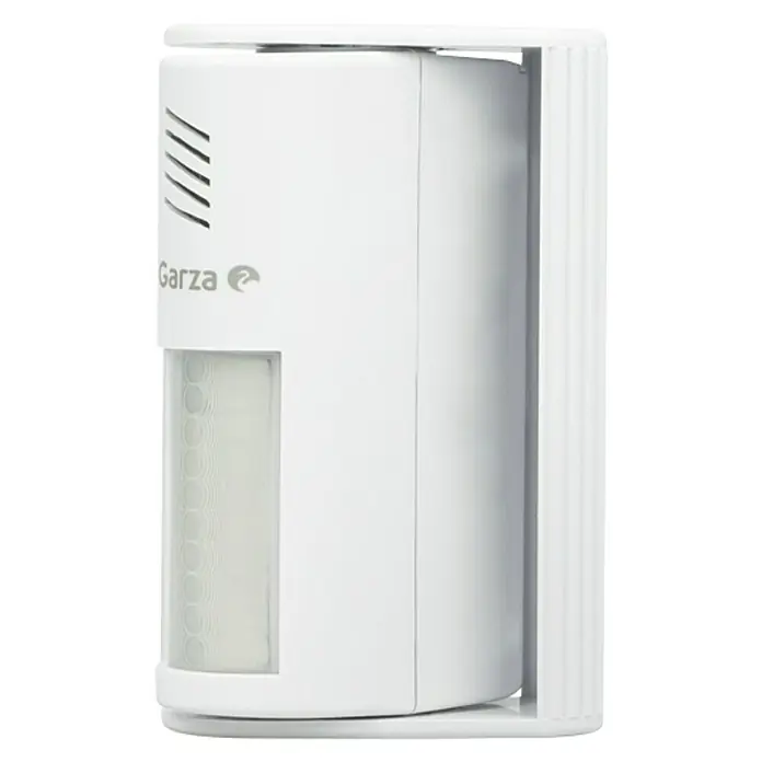 Garza Detector de movimiento del sistema de alarma de alarma y timbre - Específico para: Conexión de timbre y alarma, Alcance: 8 m - Vista de perfil izquierdo