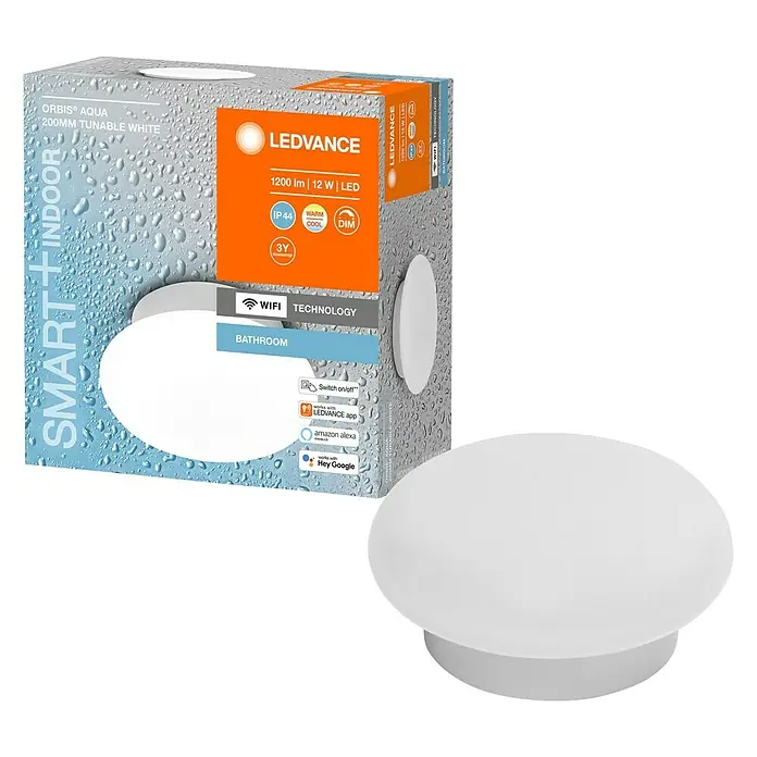 Ledvance LED-Wandleuchte - 12 W, Weiß, Mehrfarbig - Diagonale Ansicht