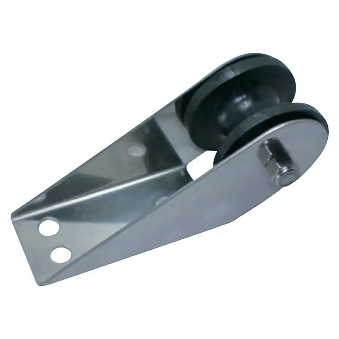 Marinetech Kotačić za pramac - Š x V: 50 x 52 mm, Plemeniti čelik, A2 - Pogled sprijeda
