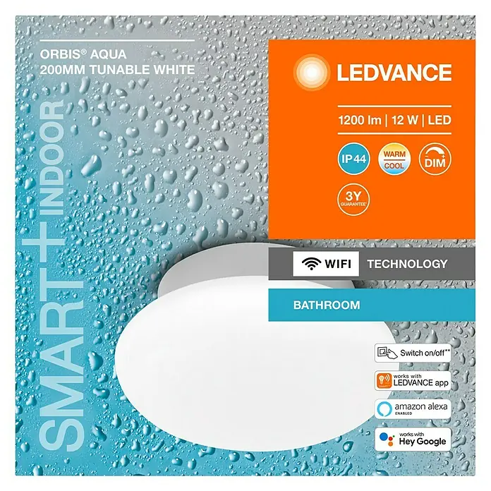 Ledvance LED-Wandleuchte - 12 W, Weiß, Mehrfarbig - Vorderansicht