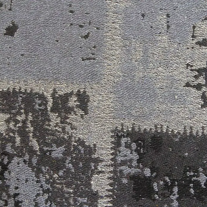 Kayoom Teppich Matrix - Schwarz, Grau, L x B: 230 x 160 cm, 100 % Baumwolle - Detailaufnahme